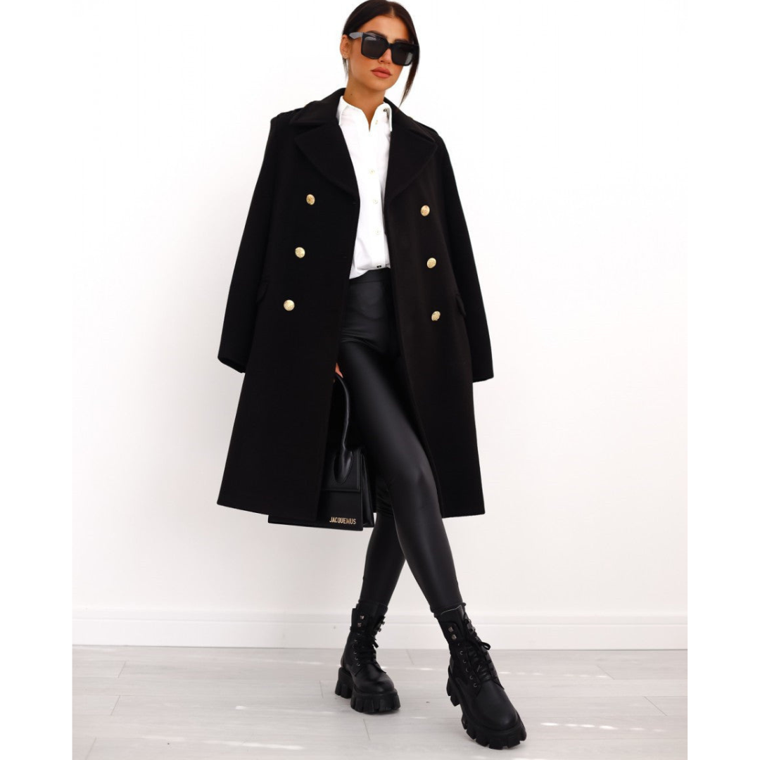 -Mode | Women's Long Winter Coat - Warm