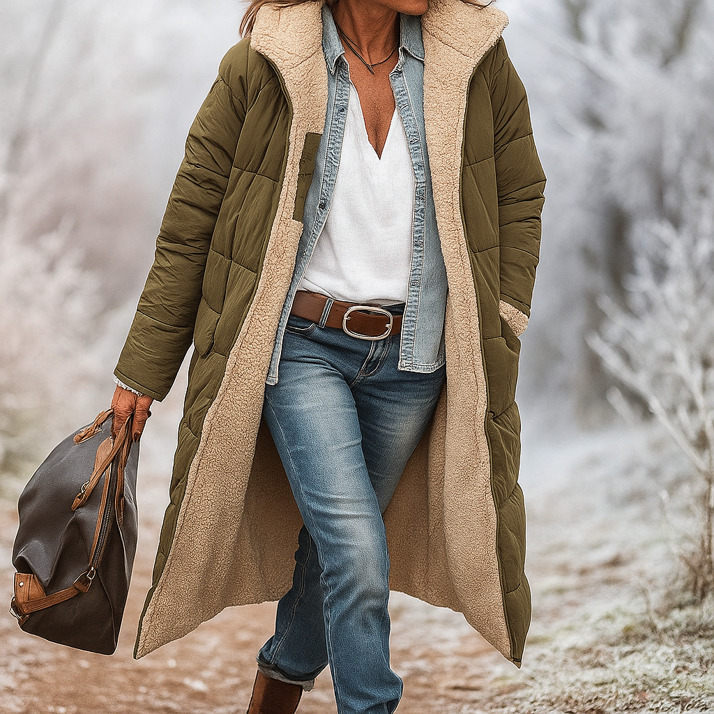 Heidi Fashion | Insulated Long Jacket with Cozy Lining