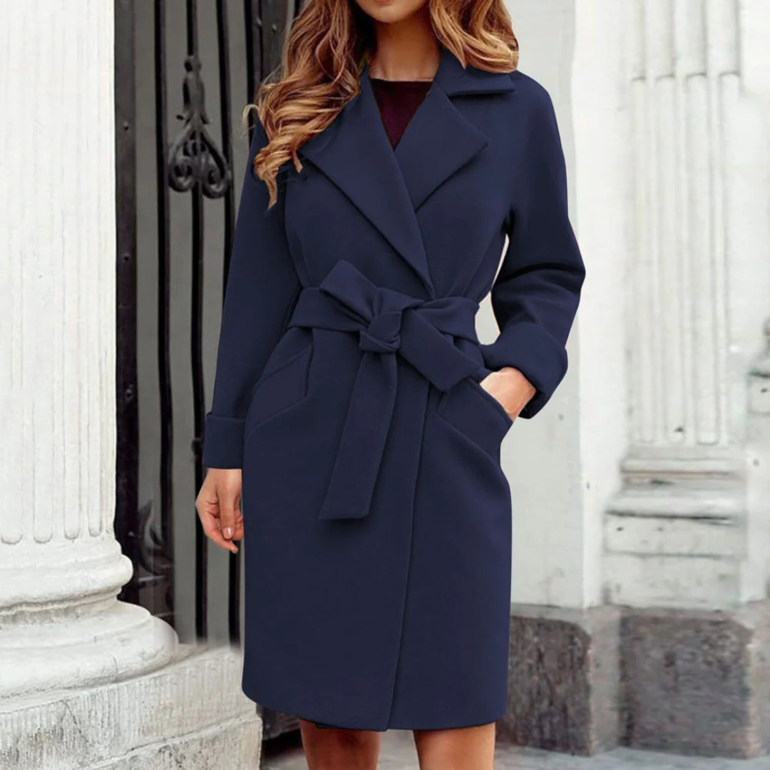 -Mode | Women's Warm Winter Long Trench Coat