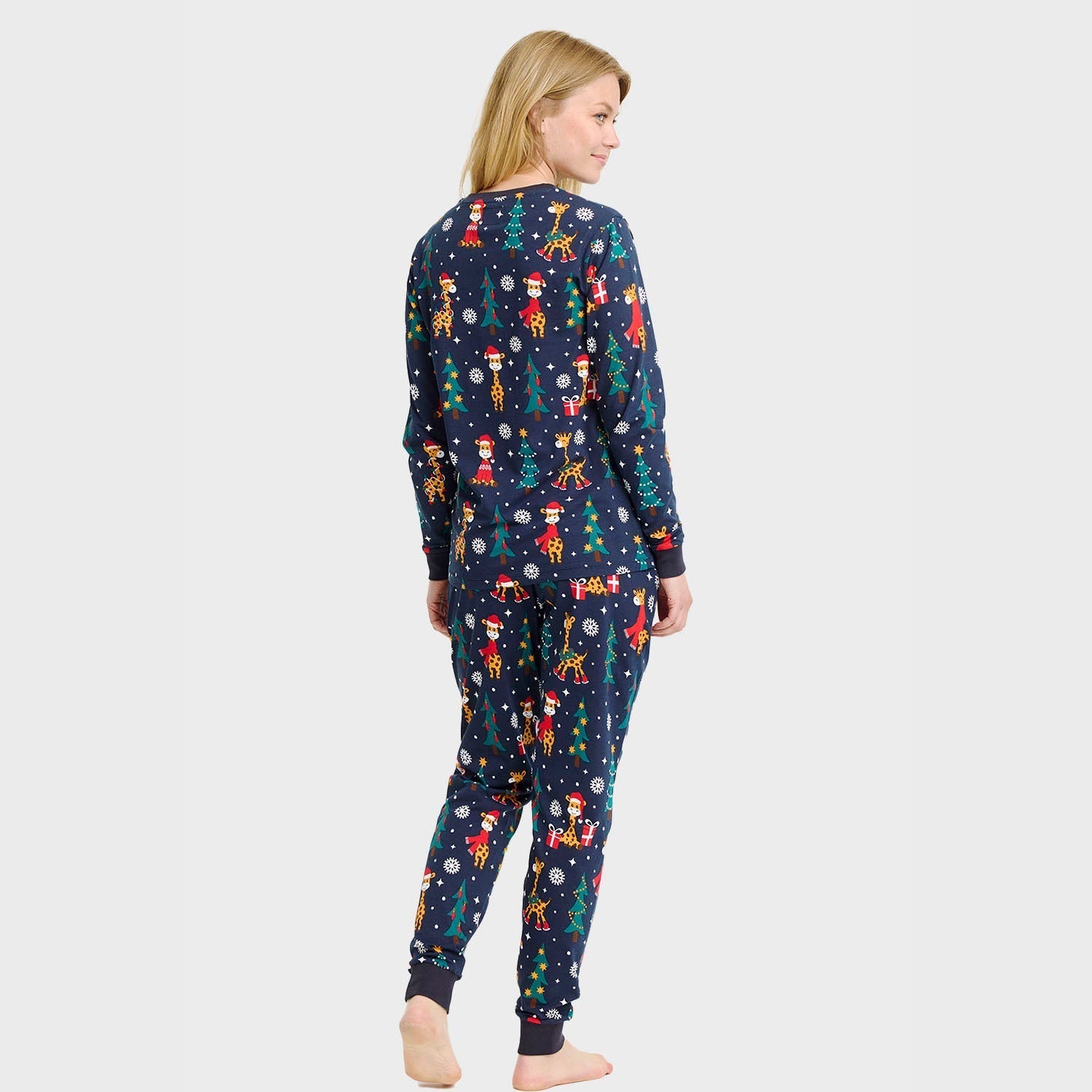 -Mode | Women's Giraffe Christmas Pajamas