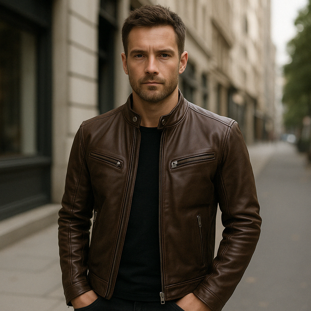 Heidi Fashion | Men's Leather Jacket