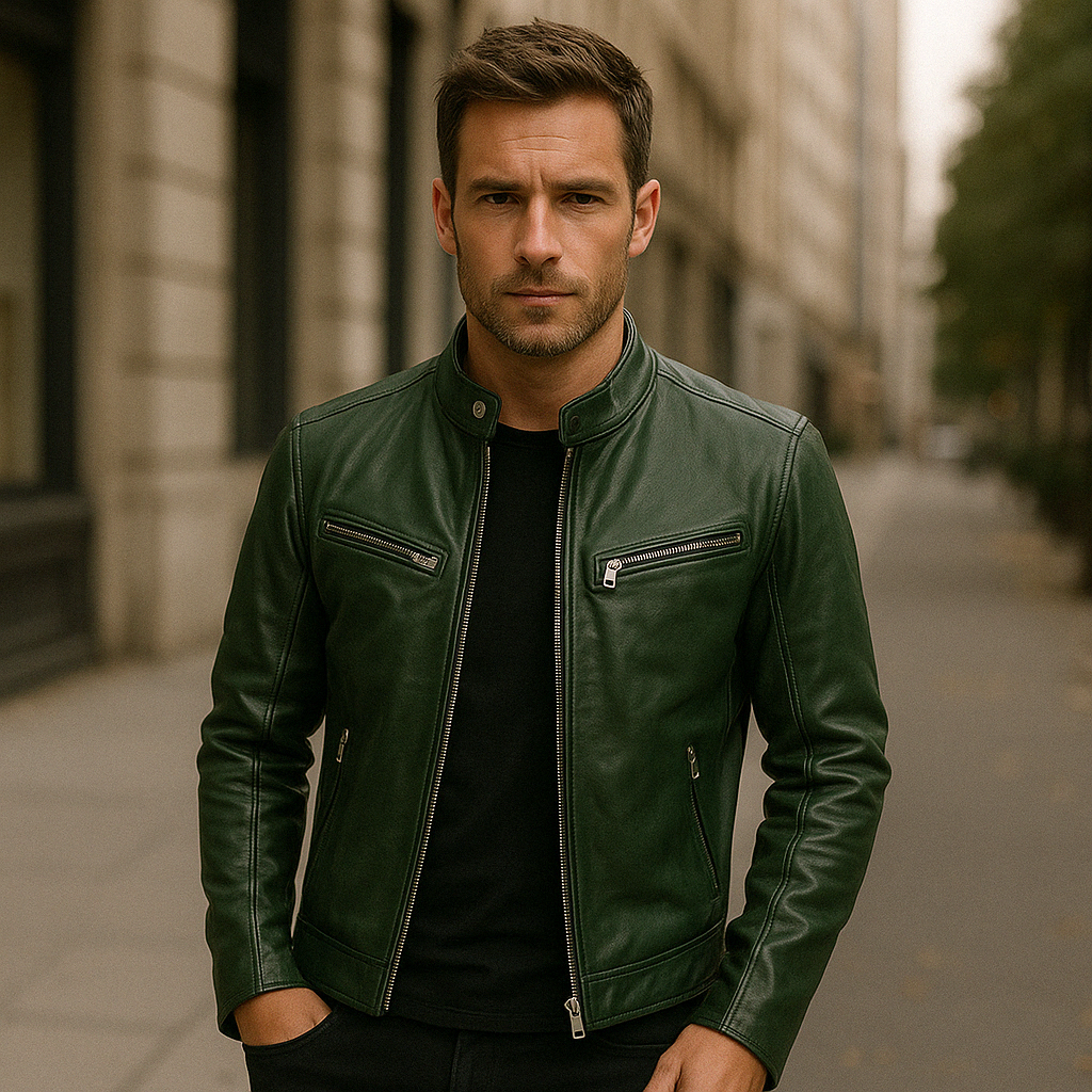 Heidi Fashion | Men's Leather Jacket