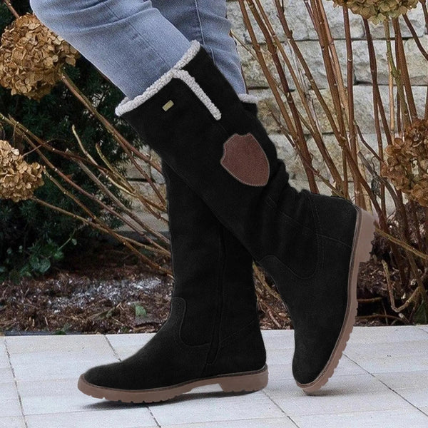 -Mode | Women's Vintage-Style Suede Boots