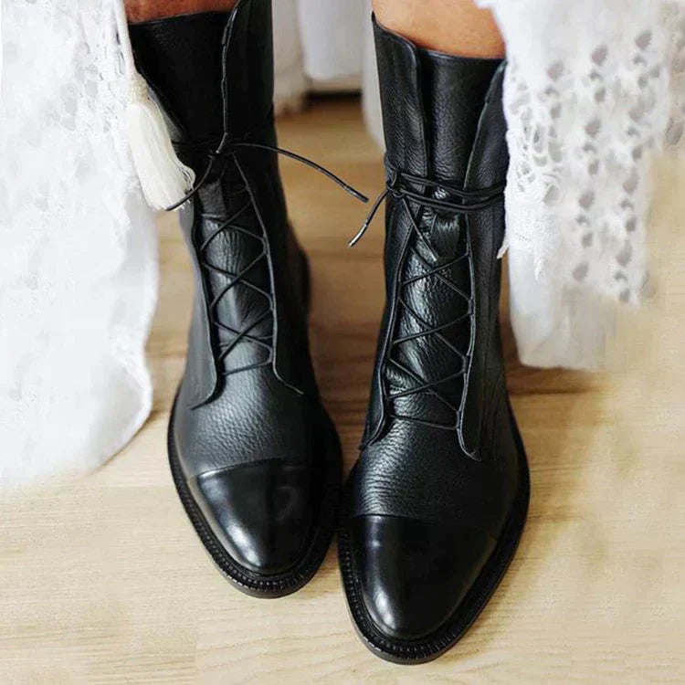 Heidi Fashion | Retro-Style Heeled Boots