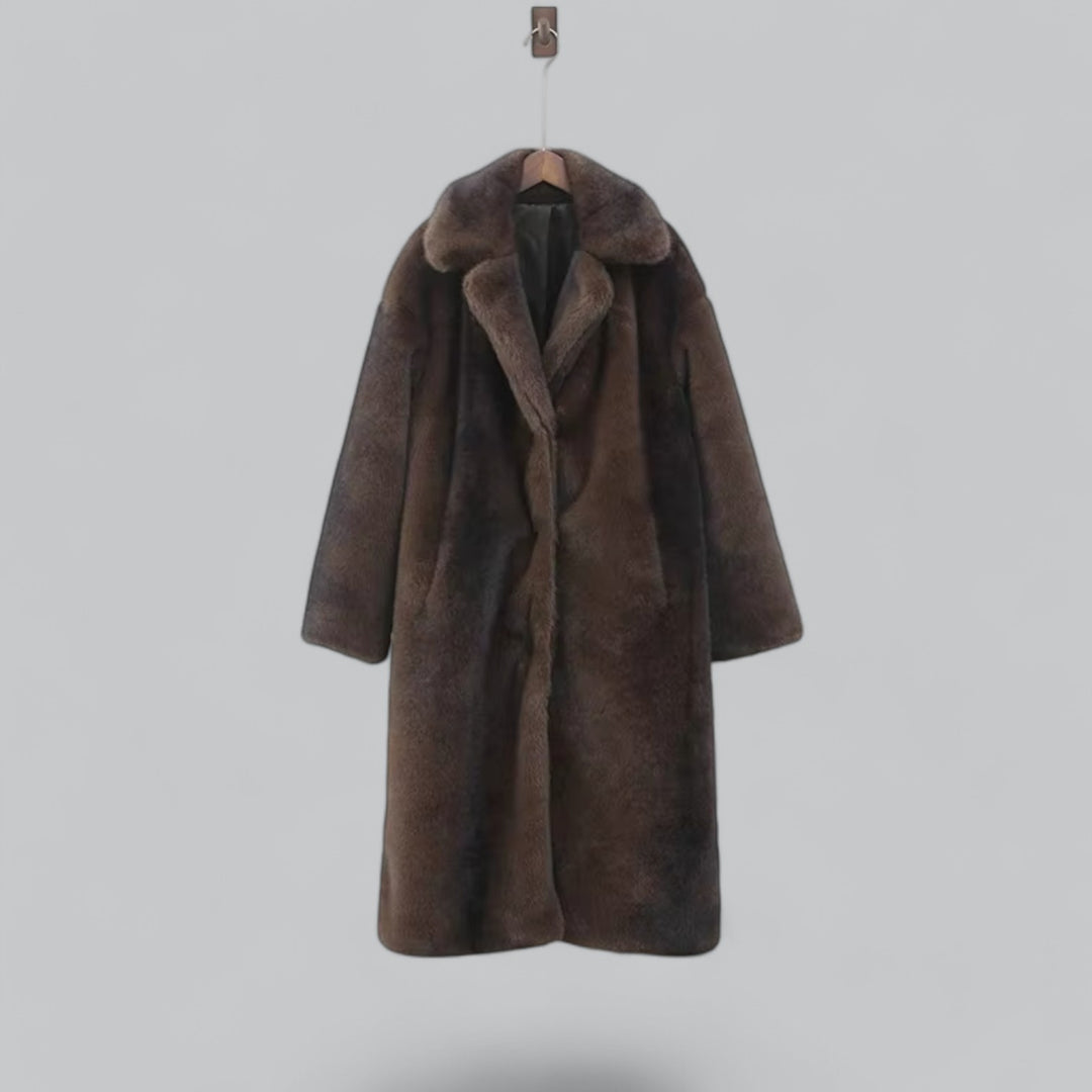 -Mode | Women's Faux Fur Long Winter Coat
