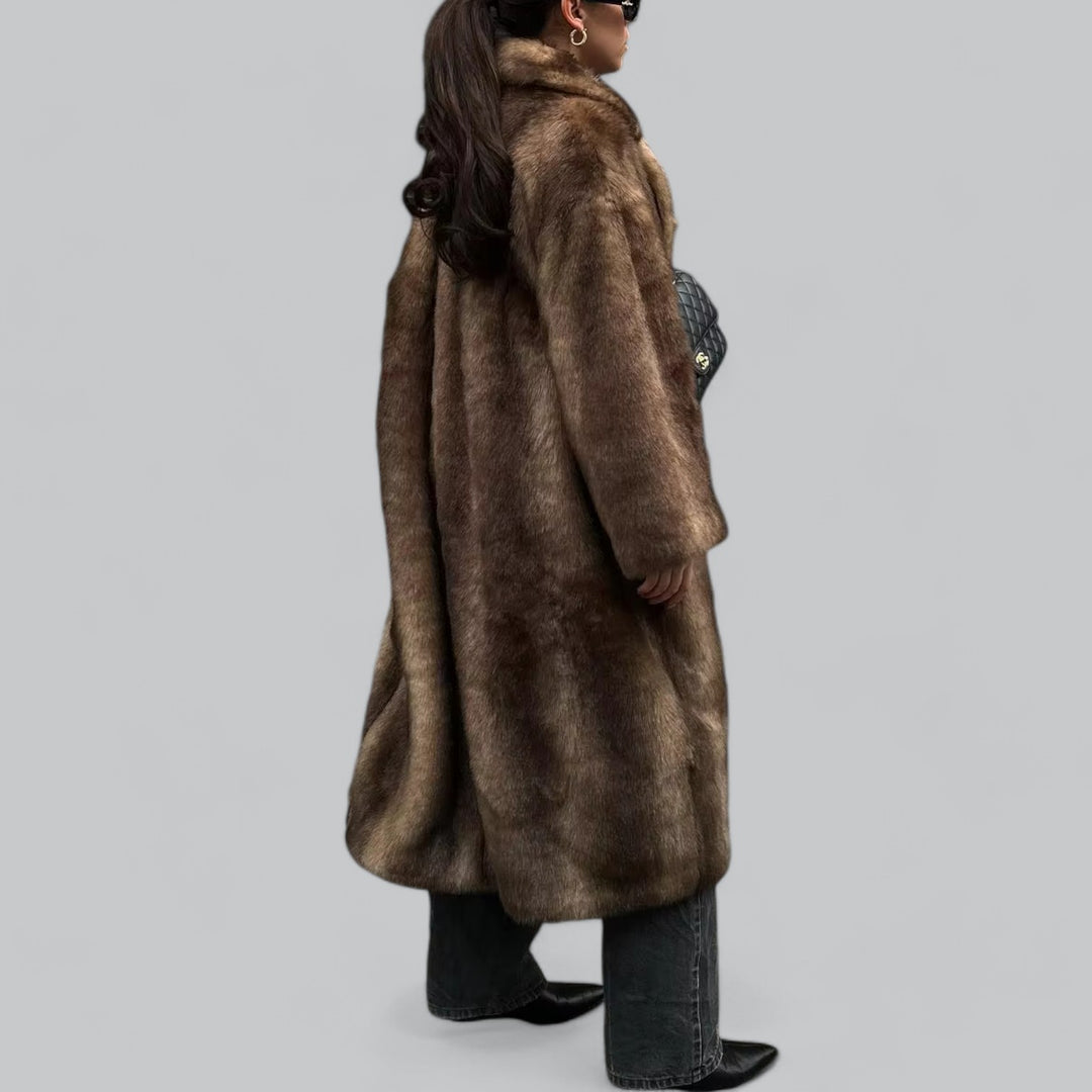 -Mode | Women's Faux Fur Long Winter Coat