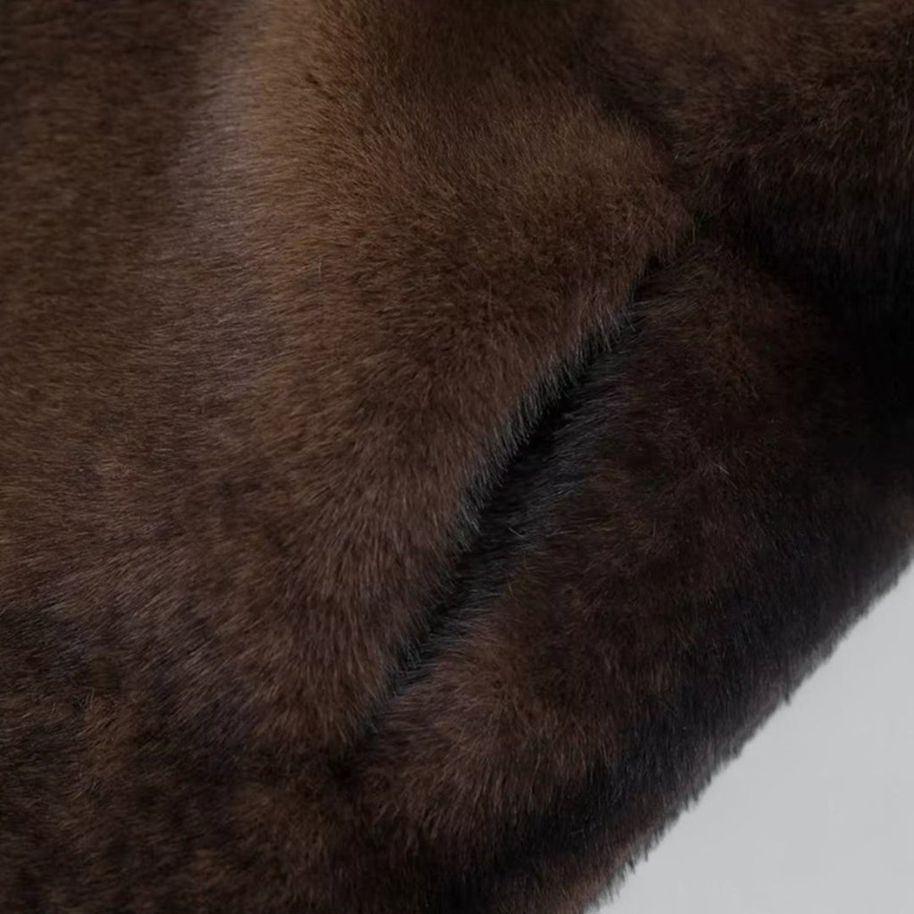 -Mode | Women's Faux Fur Long Winter Coat