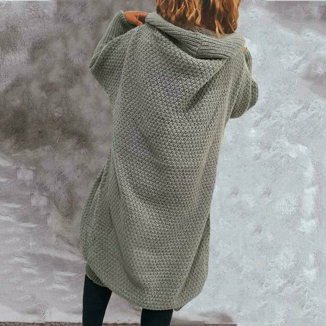 -Style | Classic Solid Long Cardigan