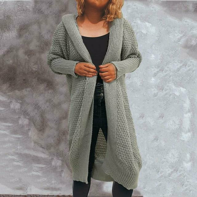 -Style | Classic Solid Long Cardigan