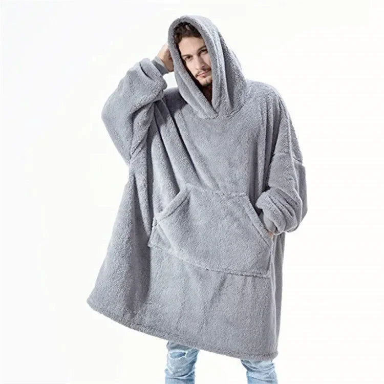 -Mode | Unisex Oversized Flannel Blanket Hoodie