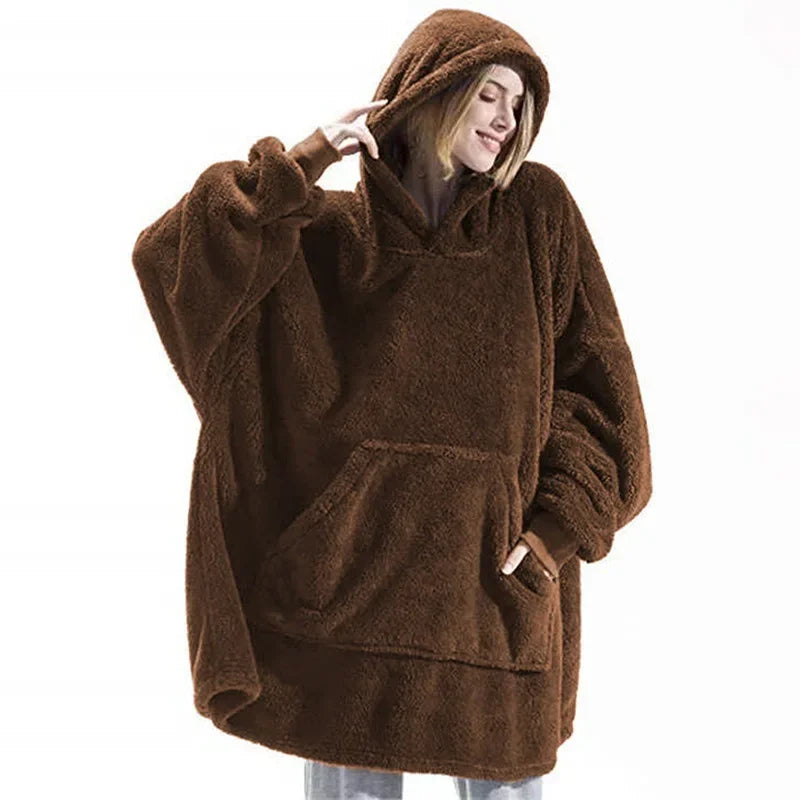 -Mode | Unisex Oversized Flannel Blanket Hoodie