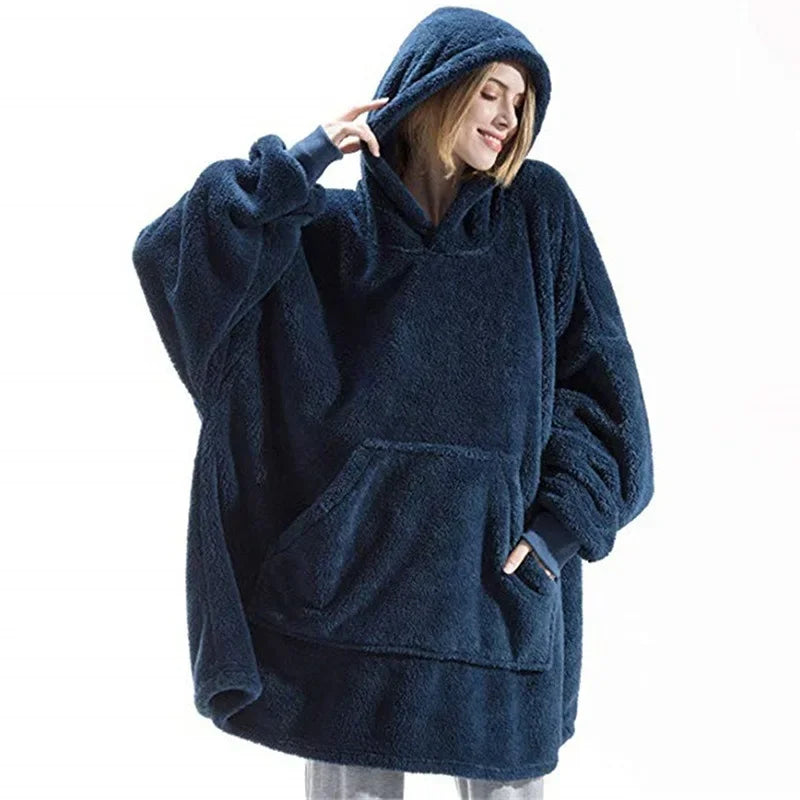 -Mode | Unisex Oversized Flannel Blanket Hoodie