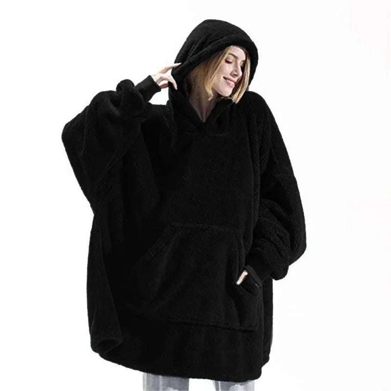 -Mode | Unisex Oversized Flannel Blanket Hoodie