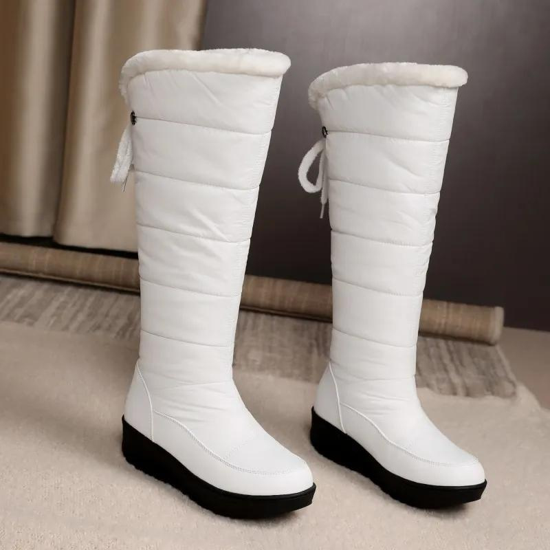 -Mode | Women's Knee-High Winter Boots with Cozy Fur Lining