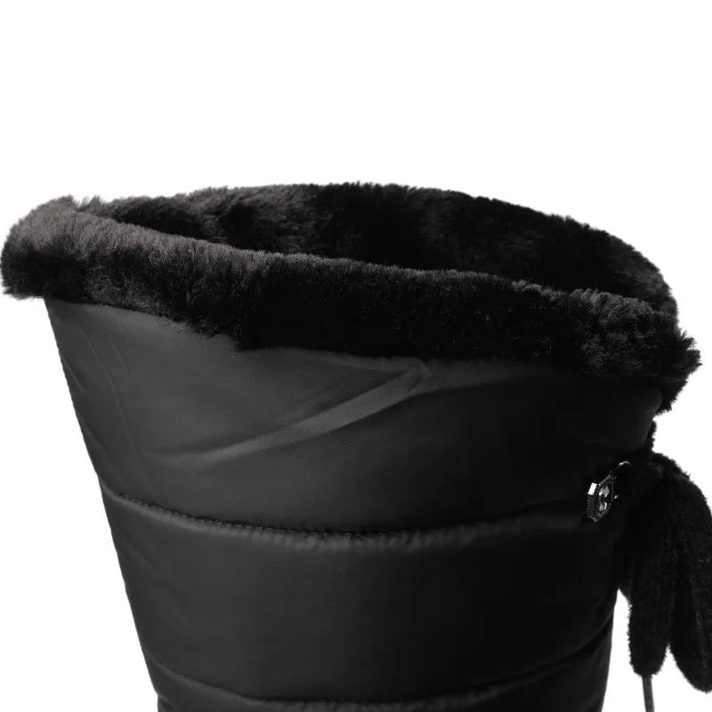 -Mode | Women's Knee-High Winter Boots with Cozy Fur Lining