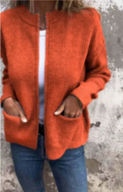 Heidi Fashion | Casual Ribbed Stand-Up Collar Zip Top with Relaxed Fit