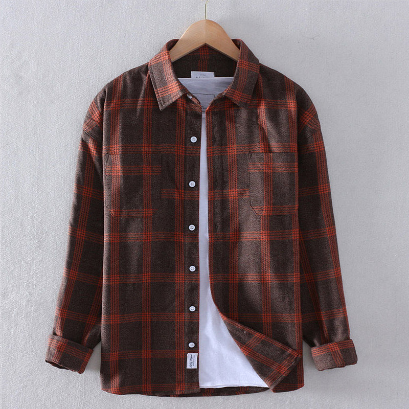 Heidi Fashion | Men's Plaid Casual Shirt